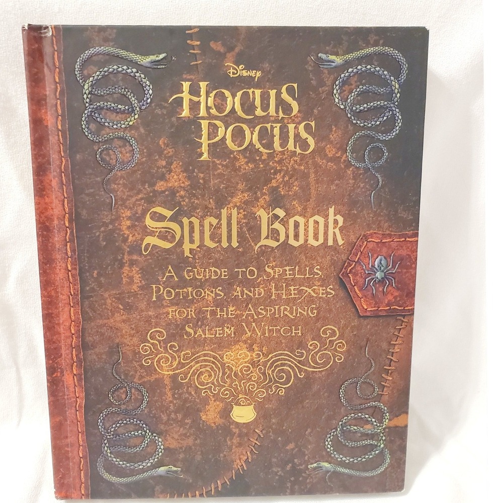 Disney Hocus Pocus Spell Book Sanderson Sisters Guide Spells Potions Hardcover